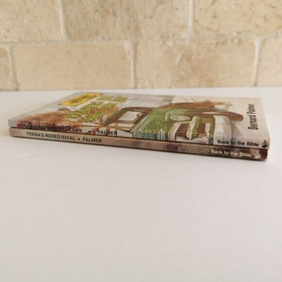 Bernard Palmer Set of 2 Paperback Bradley Series 1970s Vintage Christian Readers - Picture 2 of 8